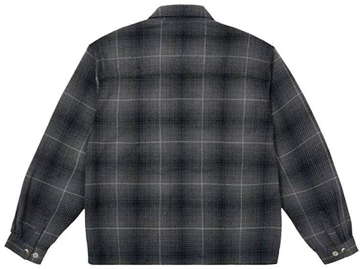 Palace Ghost Zip Shirt Black