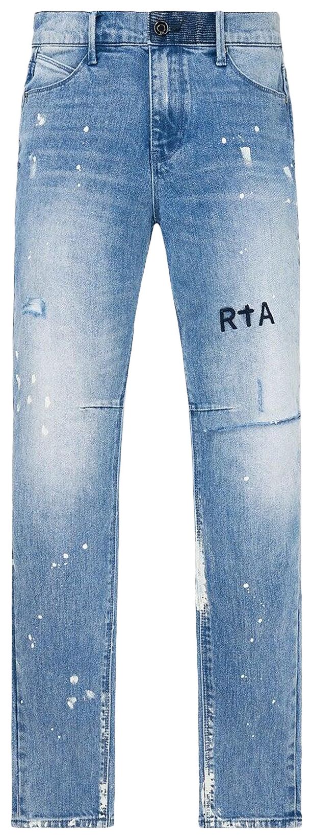 RtA Clayton Jean Distressed White Paint