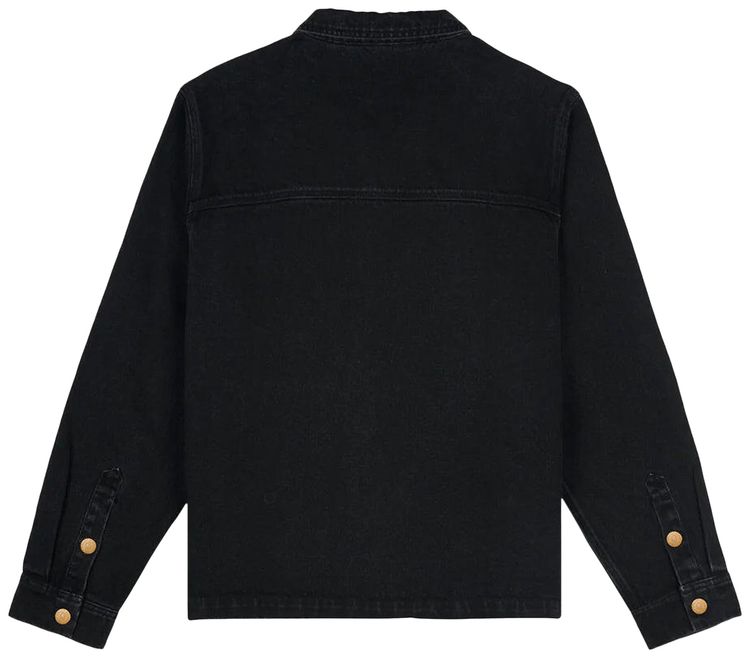 Brain Dead Denim 37 Work Shirt Washed Black