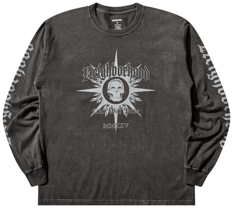 Neighborhood Long Sleeve 15 Tee Black