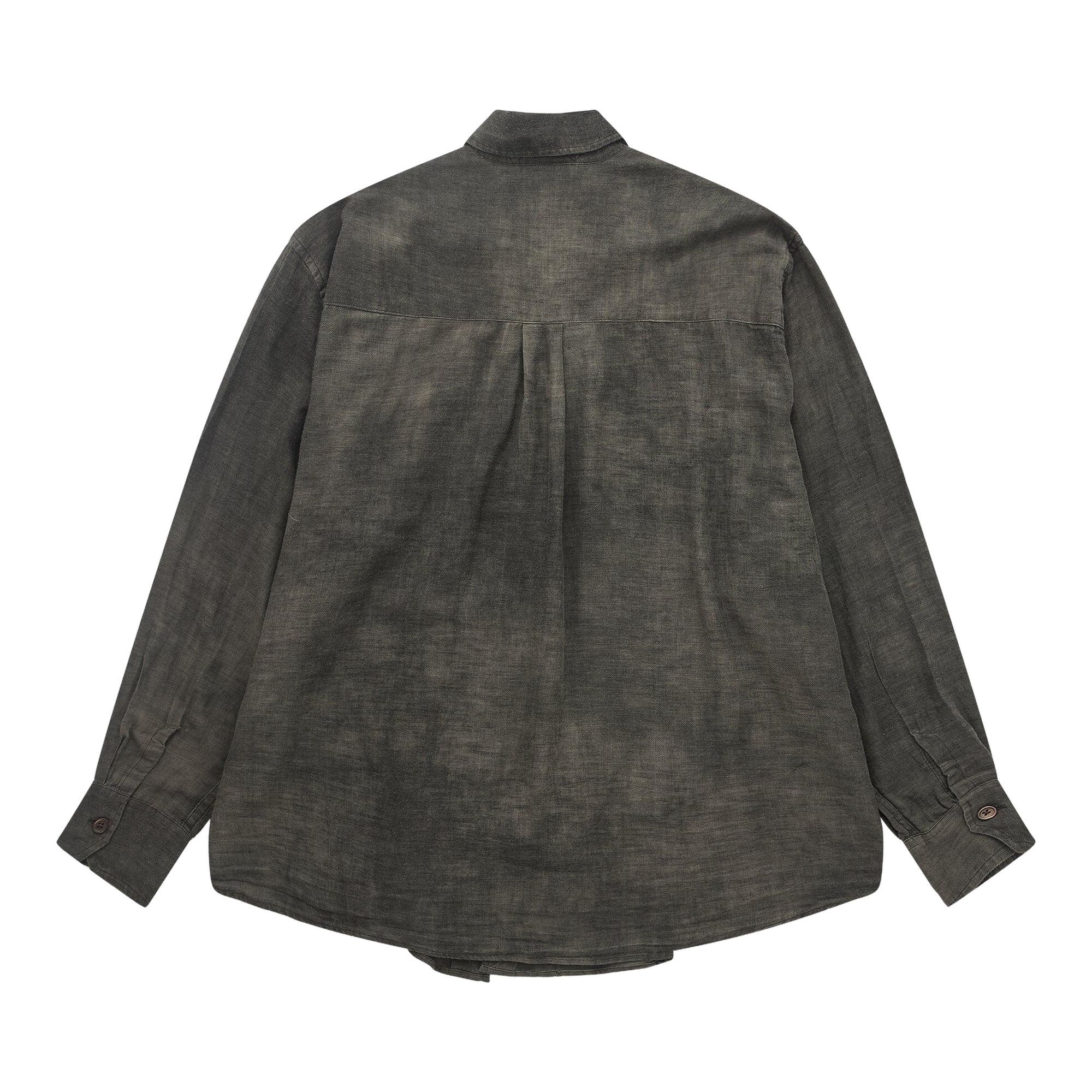 Buy Our Legacy Sparse Cotton Above Shirt 'Dark Cloud' - M4252ADC