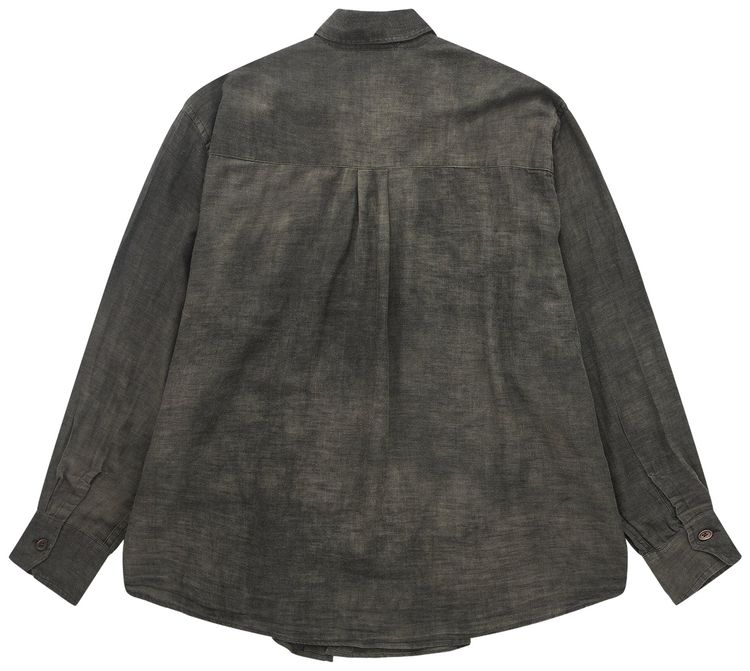 Our Legacy Sparse Cotton Above Shirt Dark Cloud
