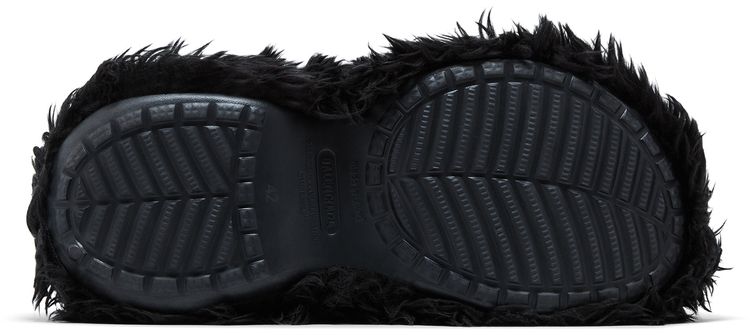 Crocs x Balenciaga Boot Black Fur