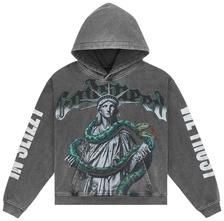 Godspeed Top 5 Slizzy VVS Hoodie Grey Wash