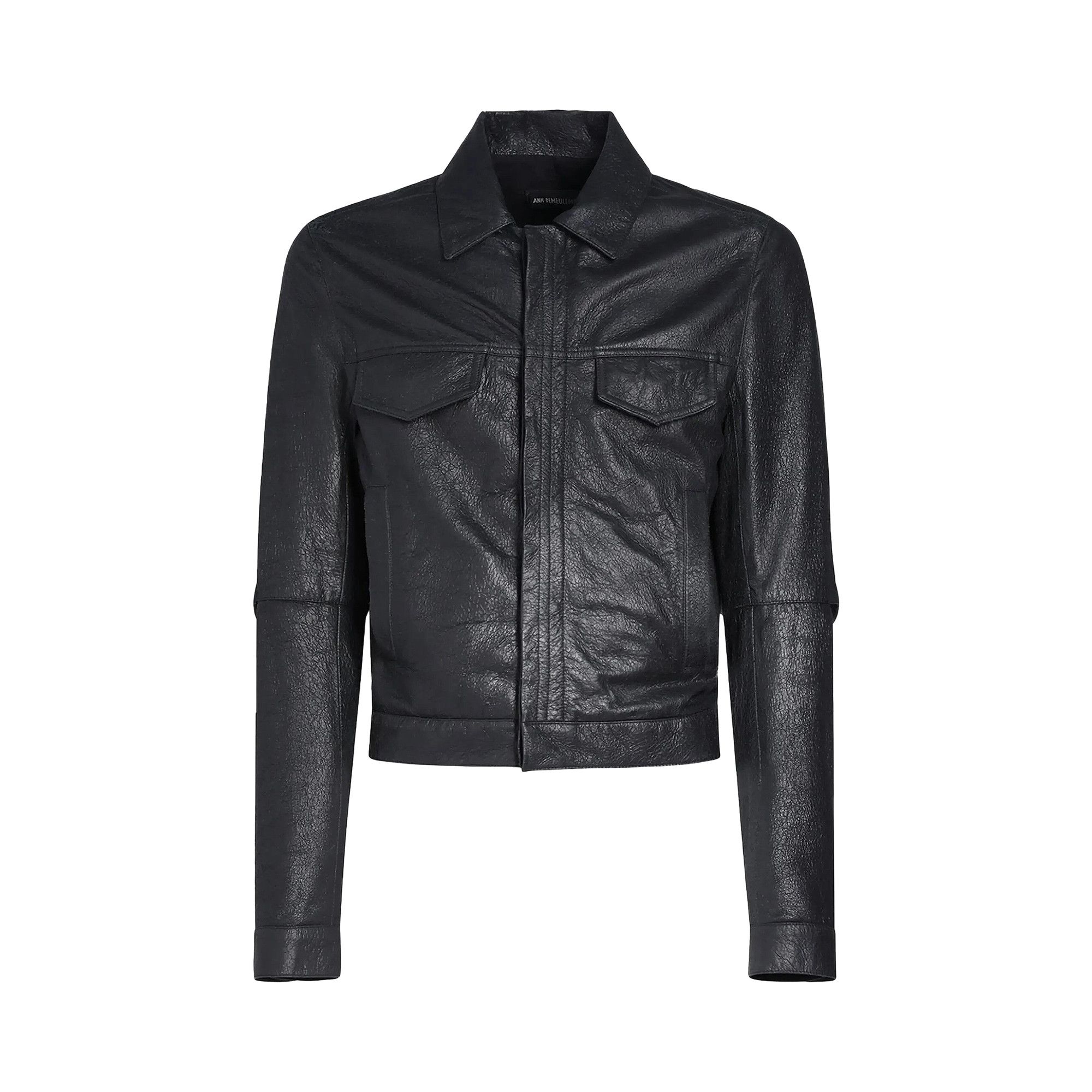 Buy Ann Demeulemeester Terus 5 Pocket Fitted Leather Blouson