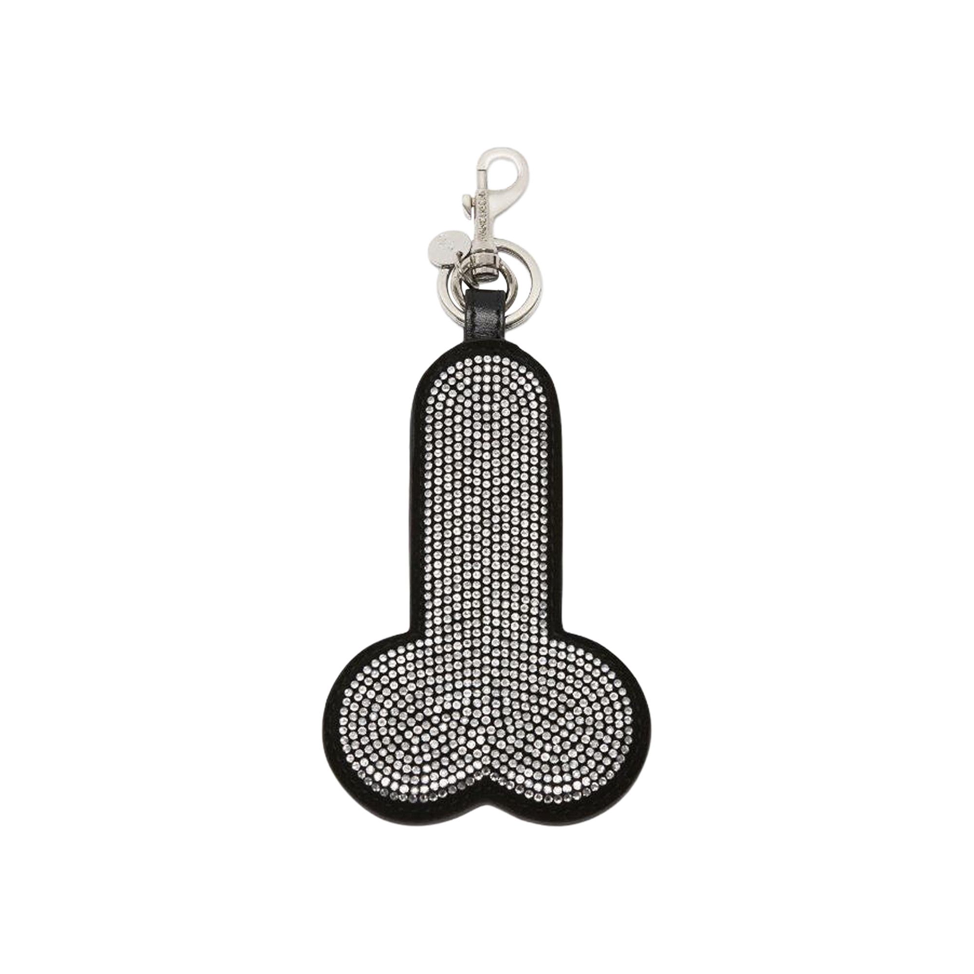 Buy JW Anderson Crystal Penis Keyring 'Black' - AC0364 LA0248 999