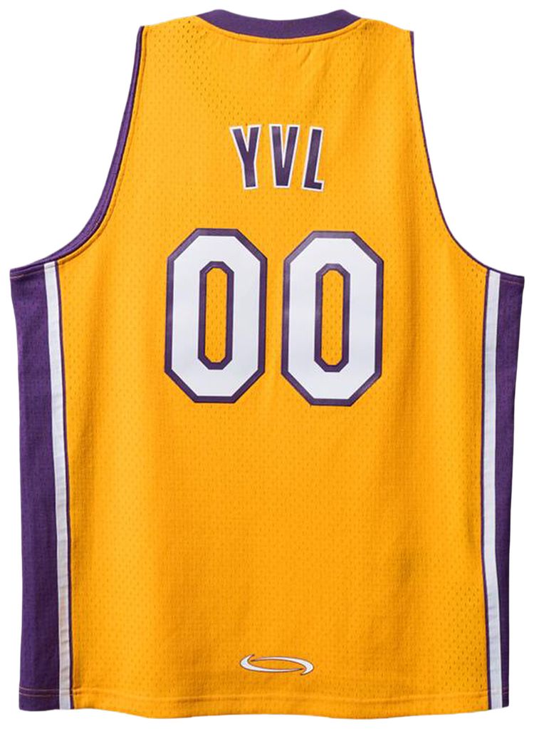 Mitchell  Ness x Playboi Carti x NBA Los Angeles Lakers 1999 Jersey Yellow