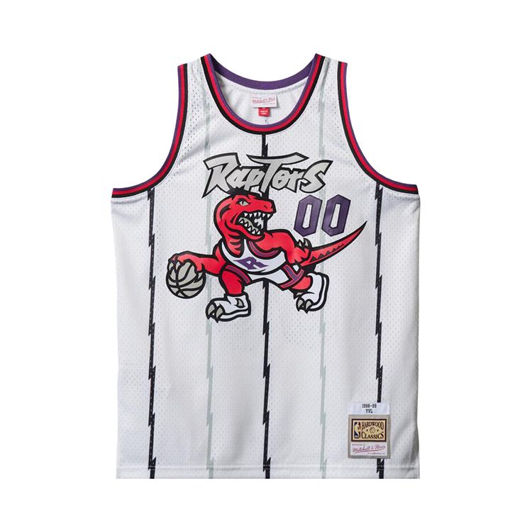 Mitchell  Ness x Playboi Carti x NBA Toronto Raptors 1998 Jersey White