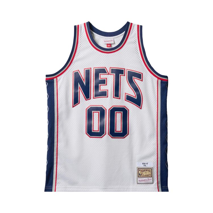 Mitchell  Ness x Playboi Carti x NBA New Jersey Nets 2006 Jersey White