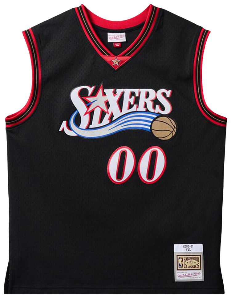Mitchell  Ness x Playboi Carti x NBA Philadelphia 76ers 2000 Jersey Black