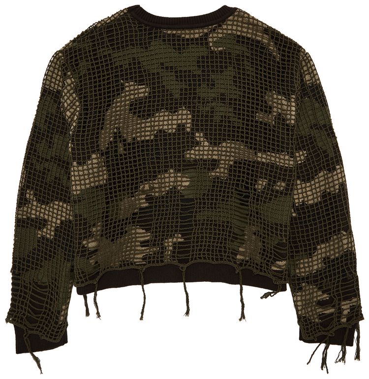 Kody Phillips Netted Sweater Camo