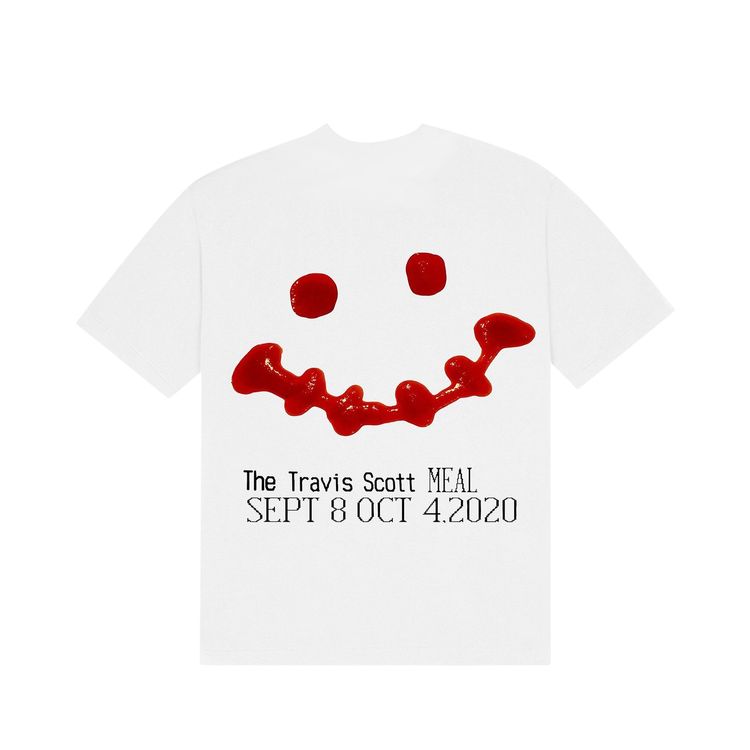 Cactus Jack by Travis Scott x Cactus Plant Flea Market Ketchup T Shirt White