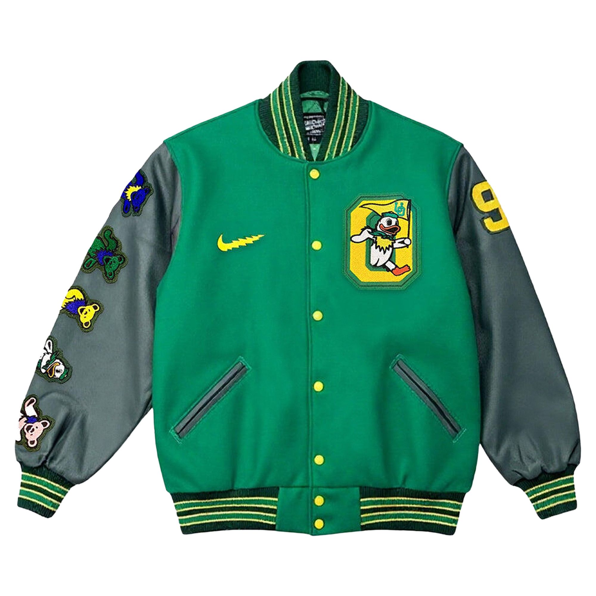 Buy Nike x Class Trip x Grateful Ducks Lettermen Jacket 'Green