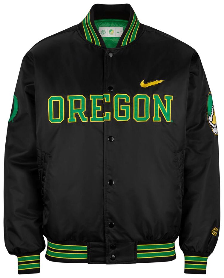 Nike x Class Trip x Grateful Dead x Oregon Grateful Ducks Bomber Black