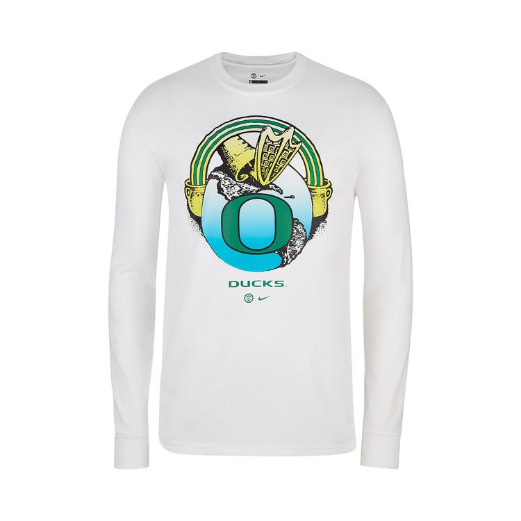 Nike x Class Trip x Grateful Dead x Oregon Duckin to Eugene Long Sleeve T Shirt White