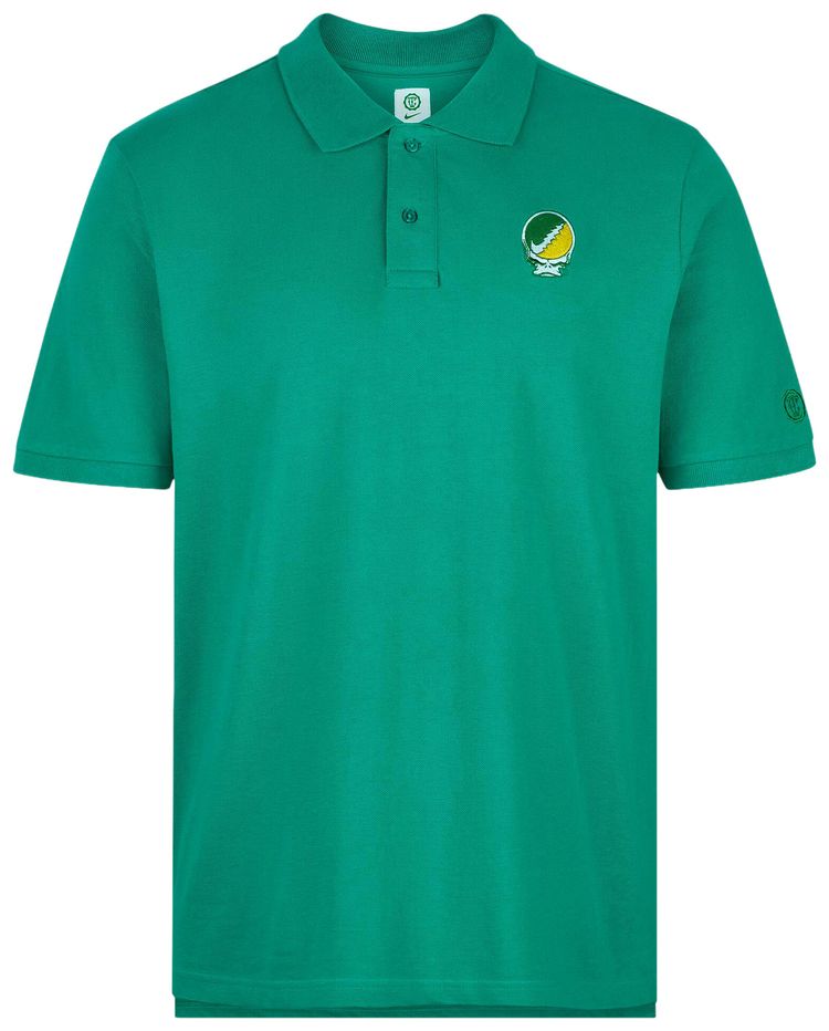Nike x Class Trip x Grateful Dead x Oregon Steal Your Duck Organic Cotton Polo Green