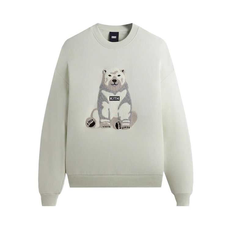 Kith Kithmas Polar Bear Nelson Crewneck Chalk