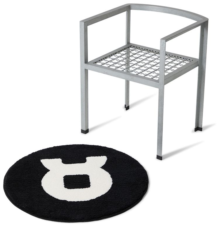 GOAT x Gallery 1950 Horoscope Taurus Rug BlackWhite