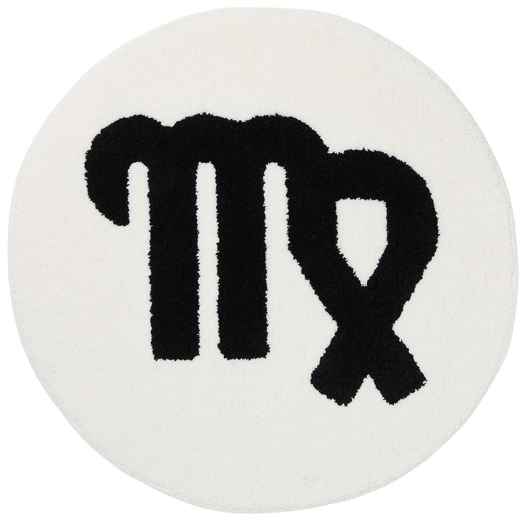 GOAT x Gallery 1950 Horoscope Virgo Rug WhiteBlack
