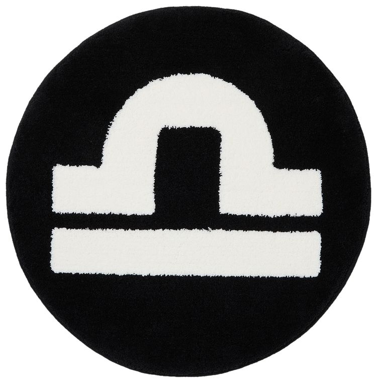 GOAT x Gallery 1950 Horoscope Libra Rug BlackWhite