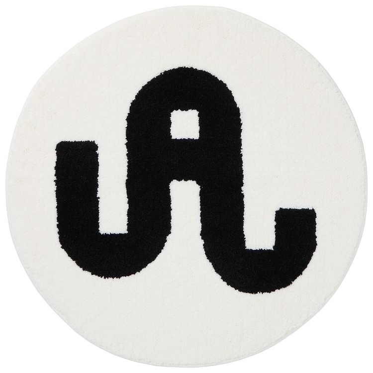 GOAT x Gallery 1950 Horoscope Leo Rug WhiteBlack