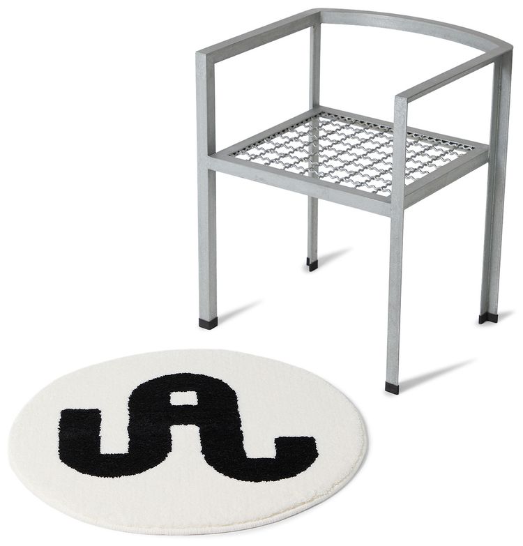 GOAT x Gallery 1950 Horoscope Leo Rug WhiteBlack