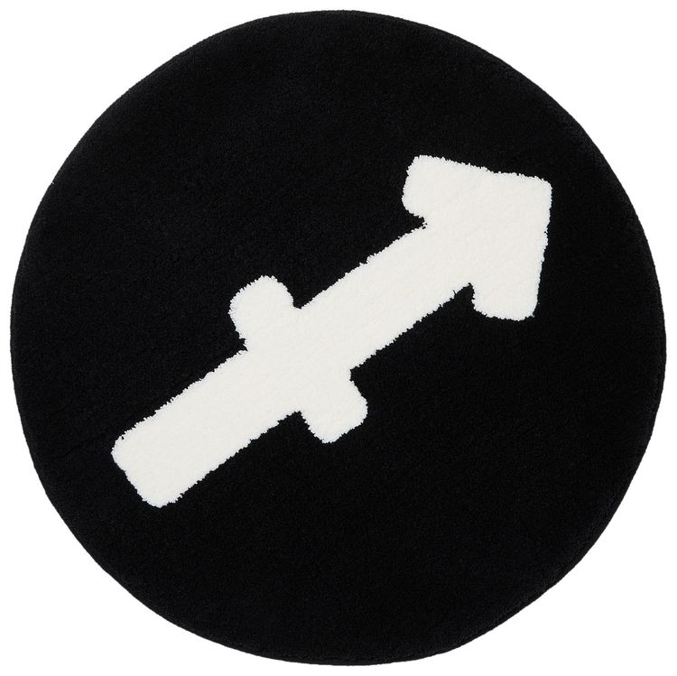 GOAT x Gallery 1950 Horoscope Sagittarius Rug BlackWhite