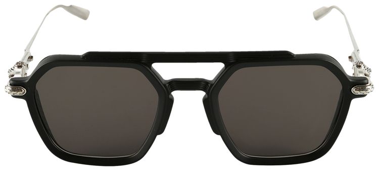 Chrome Hearts Fuckery Sunglasses Matte BlackShiny Silver