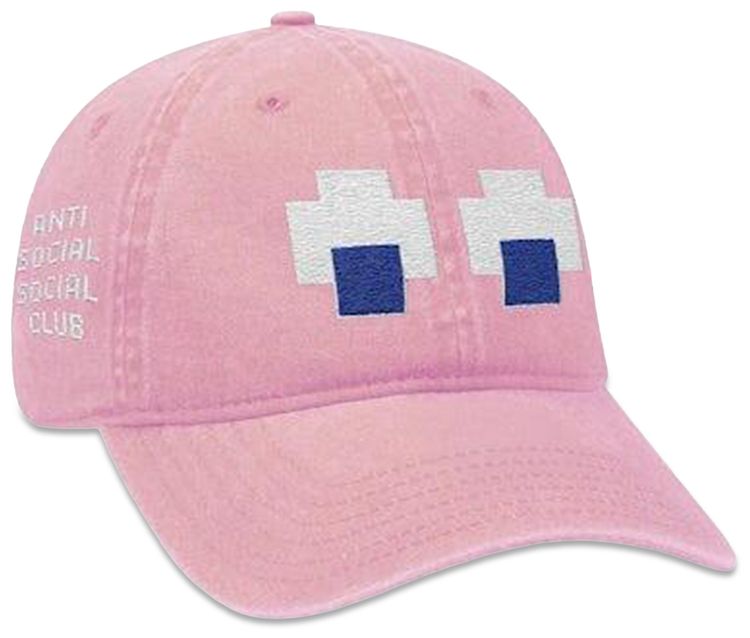 Anti Social Social Club x Pac Man Pinky Cap Pink