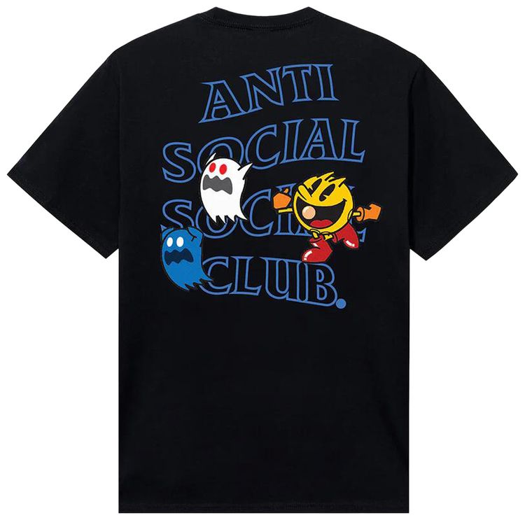 Anti Social Social Club x Pac Man Run Run Tee Black