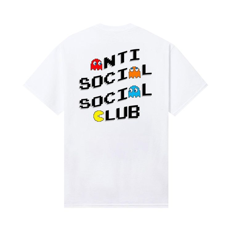 Anti Social Social Club x Pac Man Pixel Tee White