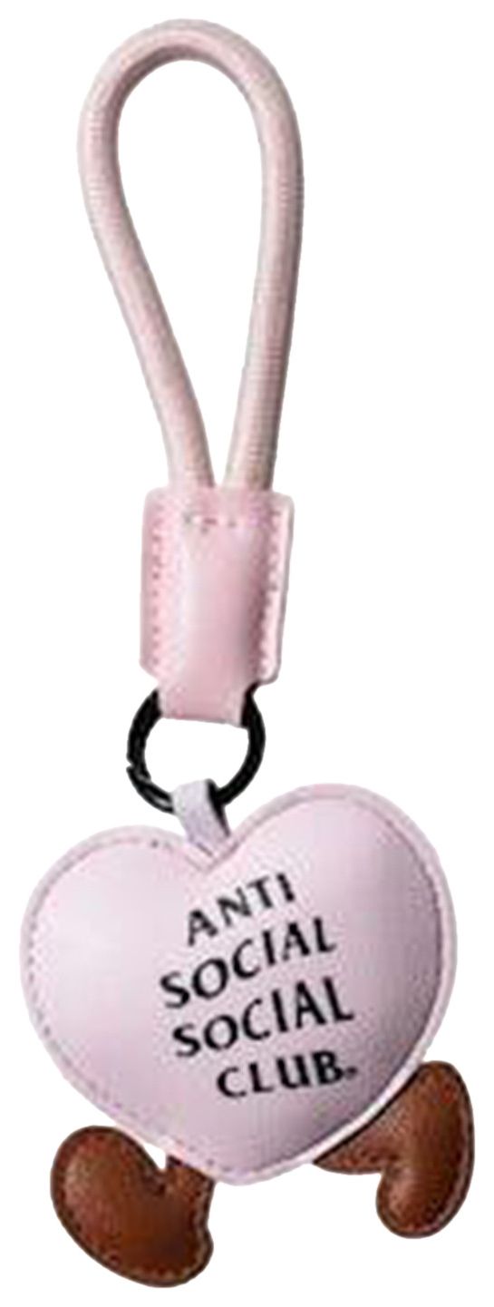 Anti Social Social Club Bag Charm Pink