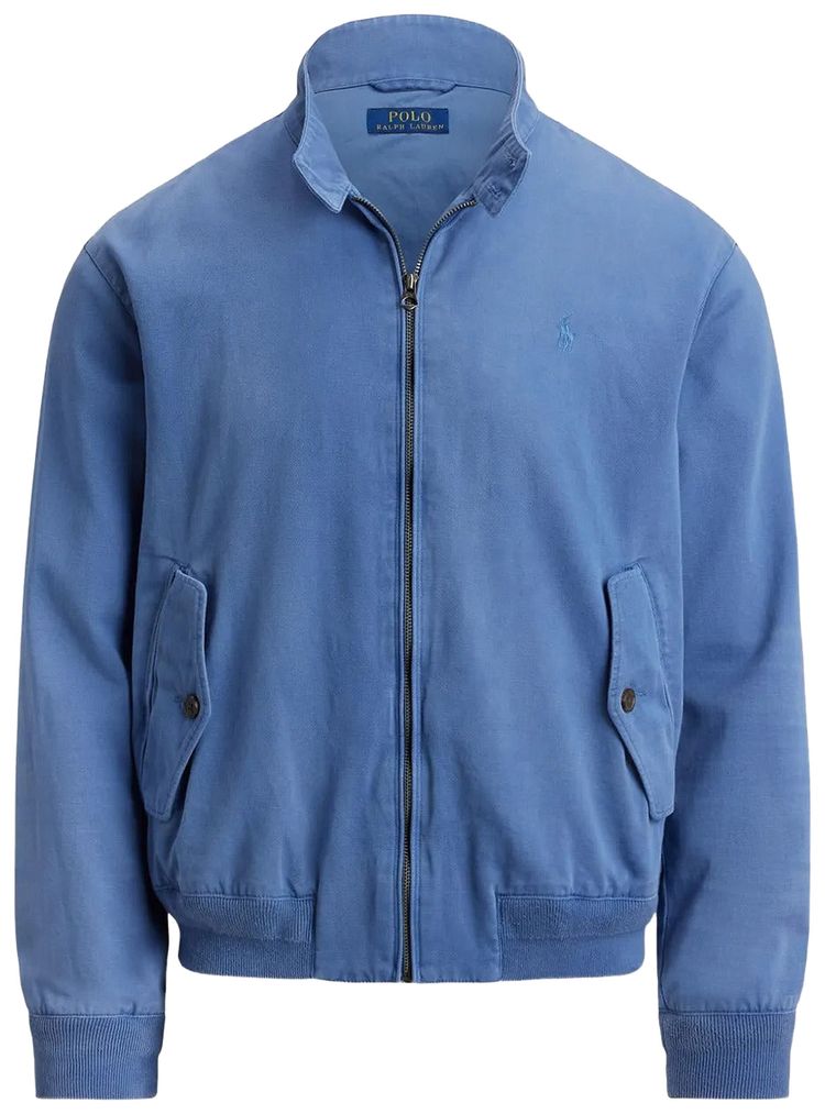 Polo Ralph Lauren Long Sleeve Montauk Chino Bedford Windbreaker Delta Blue