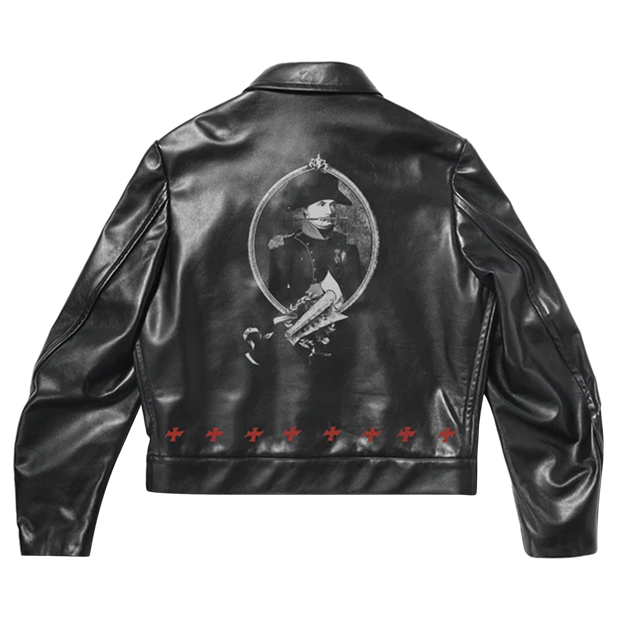Buy Enfants Riches Déprimés Napoleon Sid Jacket 'Black/Red' - 030