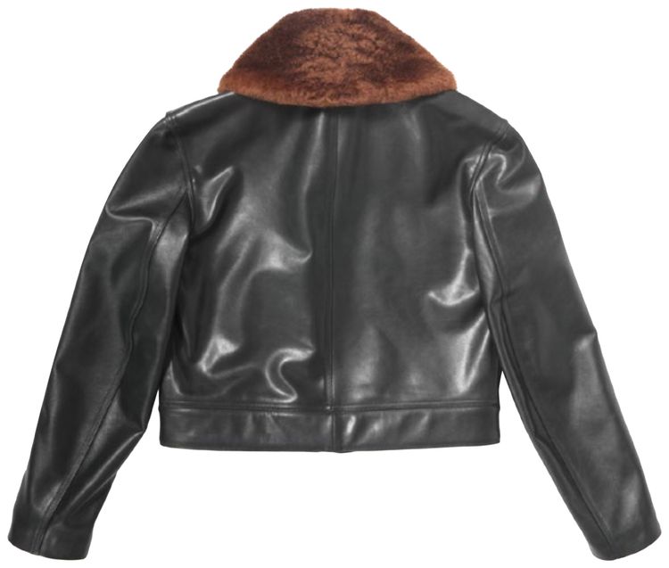 Enfants Riches Deprimes Hotrod Jacket with Shearling Collar Black
