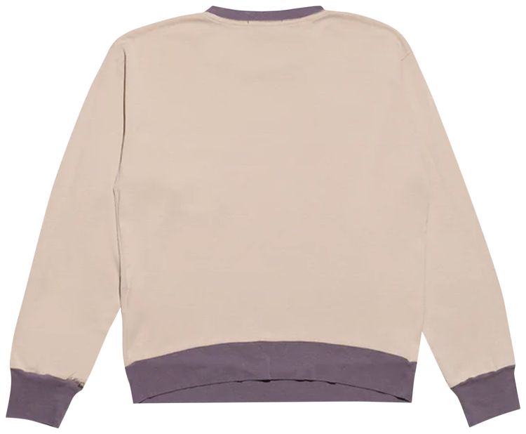 Enfants Riches Deprimes Roman Rib Long Sleeve T Shirt BeigeBrown