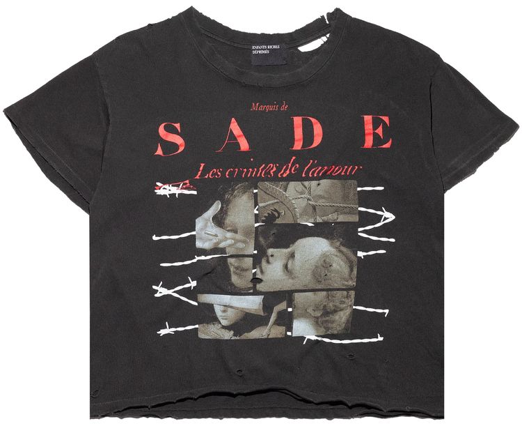 Enfants Riches Deprimes Les Crimes De LaMour T Shirt Thrashed Black