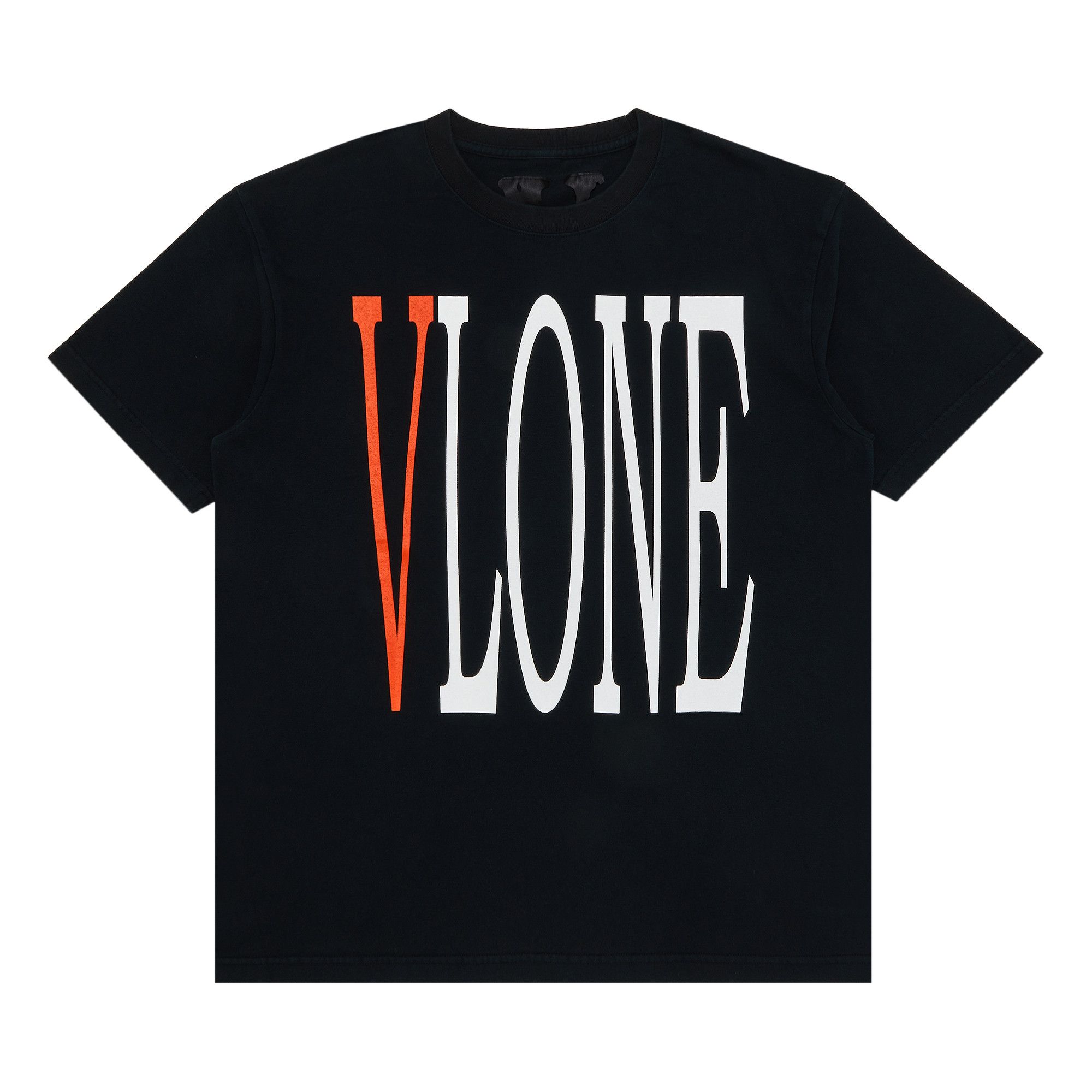 Buy Vlone Staple T-Shirt 'Black/Orange' - 1020 1SS210103STS BLOR