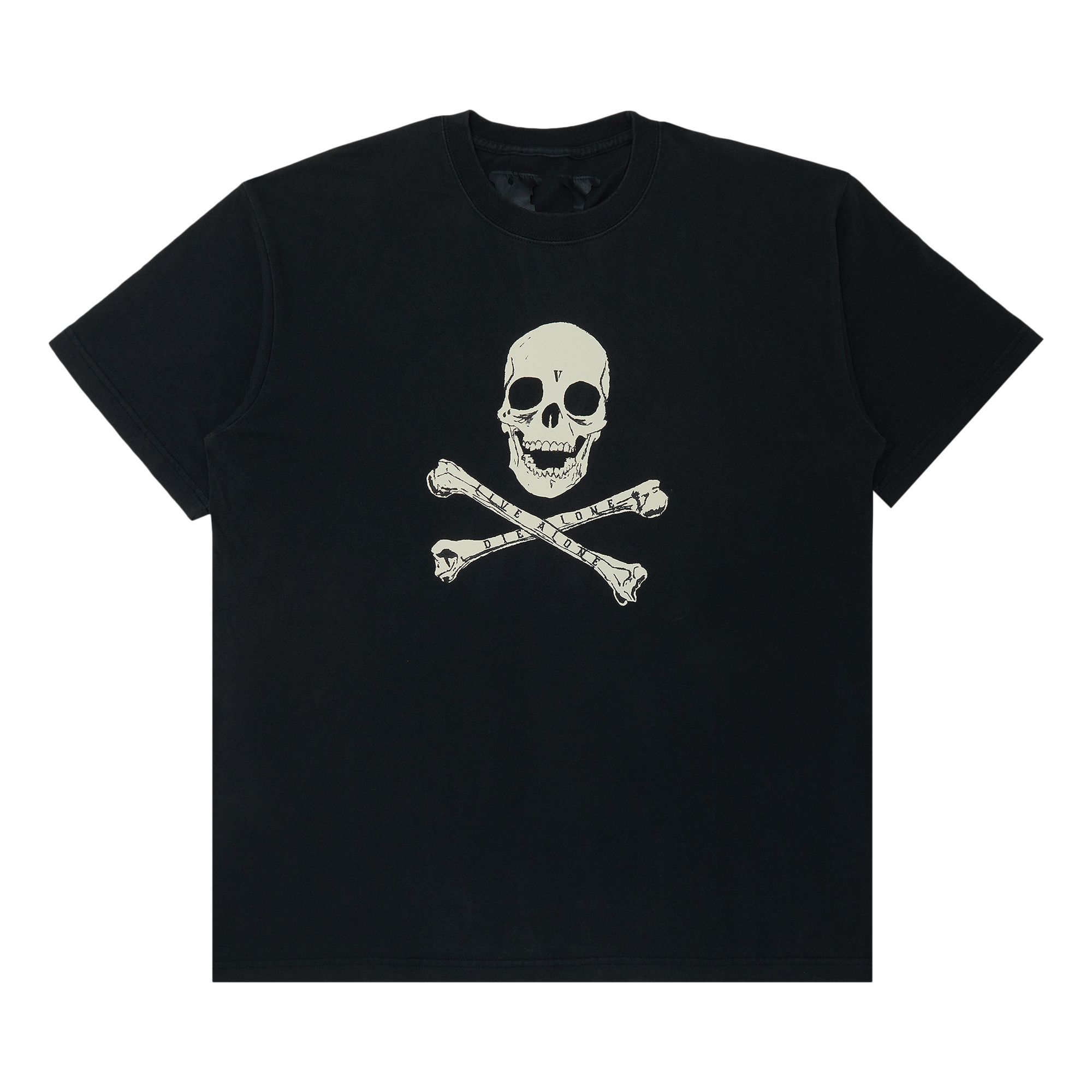 Buy Vlone Skull & Bones Short-Sleeve 'Black' - 01020 10004VSBSSB