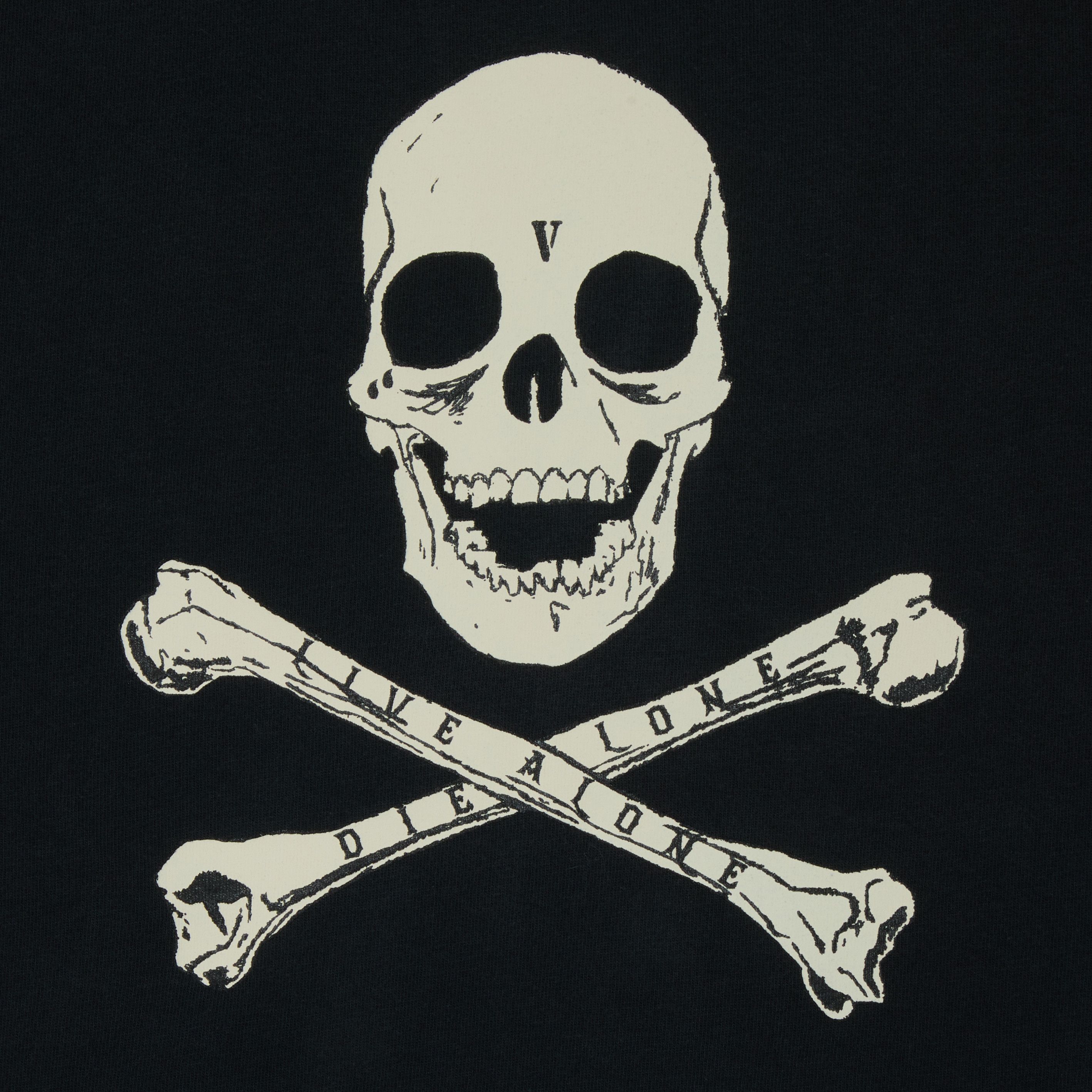 Buy Vlone Skull & Bones Short-Sleeve 'Black' - 01020 10004VSBSSB