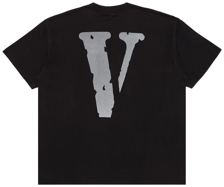 Vlone Staple T Shirt BlackWhiteSilver