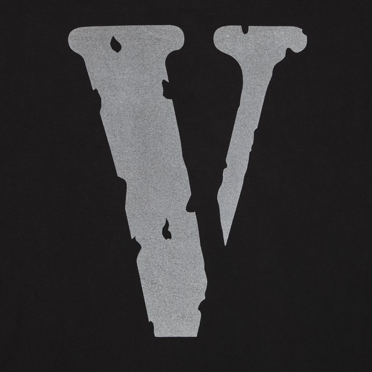 Vlone Staple T Shirt BlackWhiteSilver