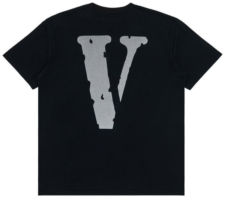 Vlone Staple T Shirt BlackBlackSilver