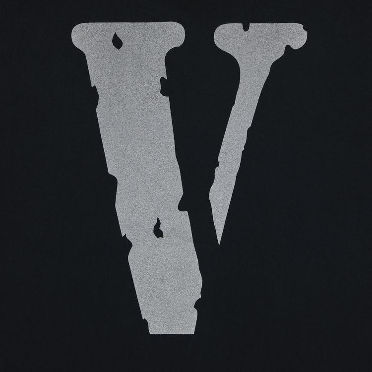Vlone Staple T Shirt BlackBlackSilver