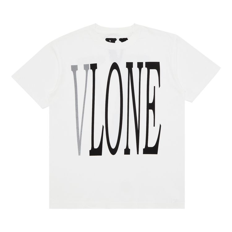 Vlone Staple T Shirt WhiteBlackSilver