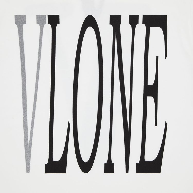 Vlone Staple T Shirt WhiteBlackSilver