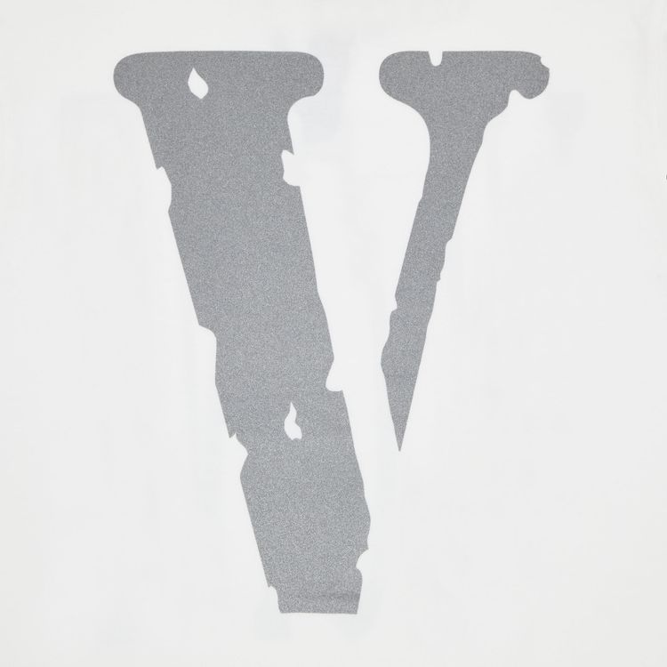 Vlone Staple T Shirt WhiteBlackSilver