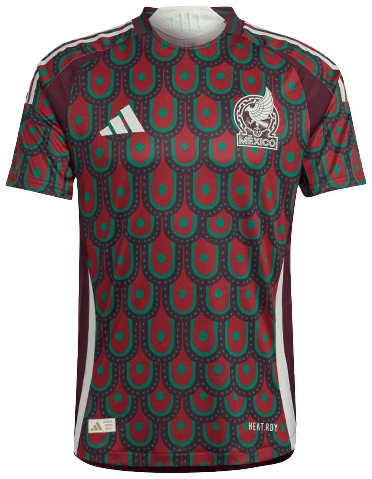 Adidas Mexico 2024 Home Authentic Jersey Multicolor
