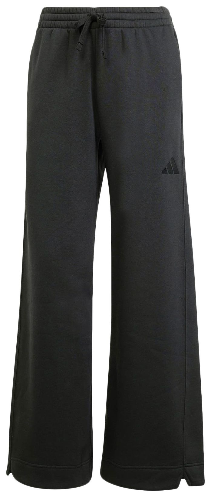 Adidas ALL SZN Fleece Loose Wide Leg Pants Black