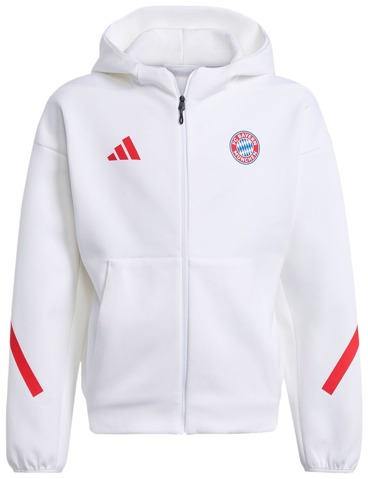 Adidas FC Bayern ZNE Anthem Jacket WhiteBlack